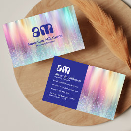 Pastell Luxe Gradient Design Visitkort
