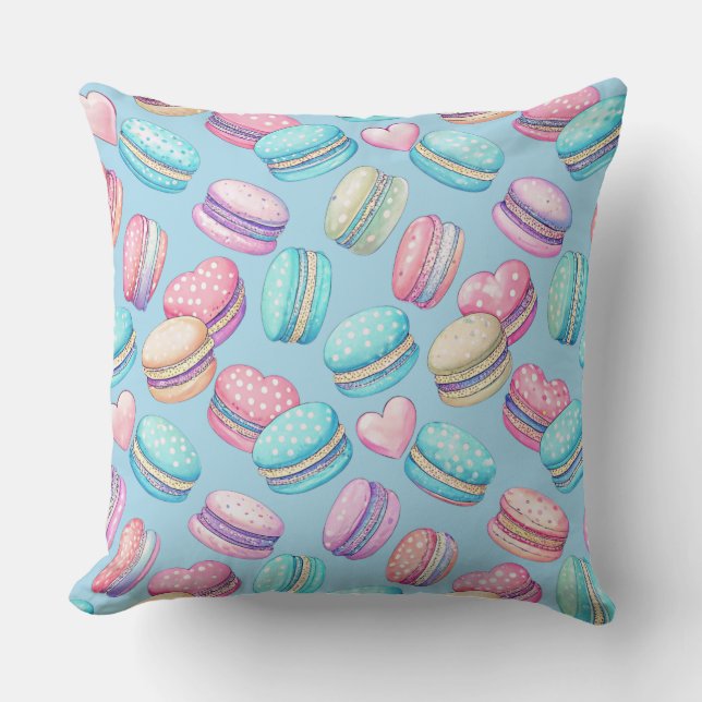 Pastell Macaron 50x50 cm Kuddcover Kudde (Framsida)