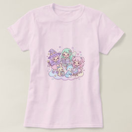 Pastell Magiska Vänner T-Shirt