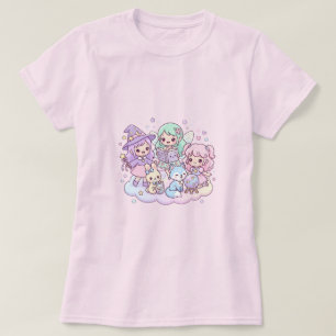 Pastell Magiska Vänner T-Shirt