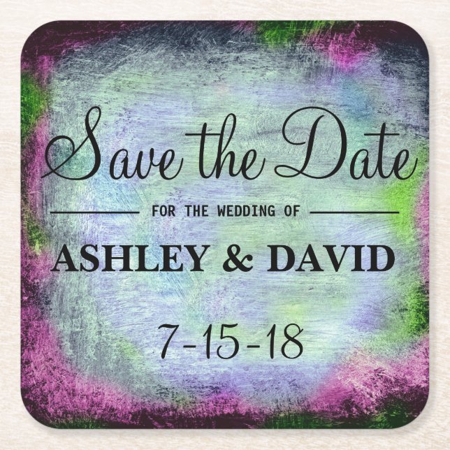 Pastell målar den svart bakgrundskustfartyget underlägg papper kvadrat (Framsidan)