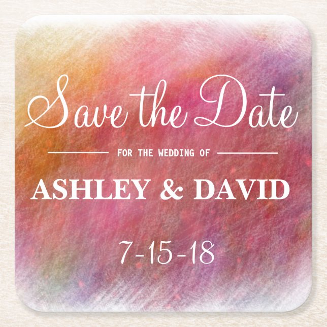 Pastell målar vitbakgrundskustfartyget underlägg papper kvadrat (Framsidan)