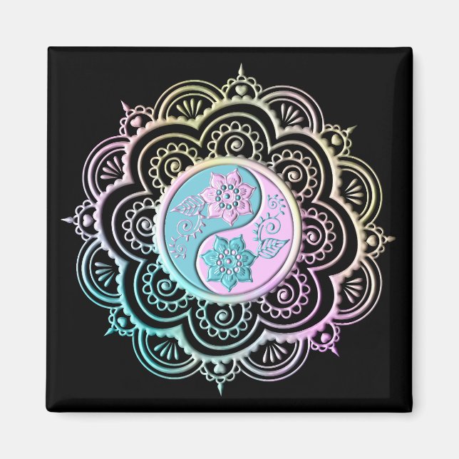 Pastell Mandala Magnet (Framsidan)