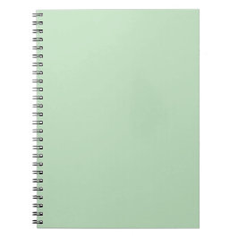 Pastell Mint Enfärgad Minimalistisk Anteckningsbok