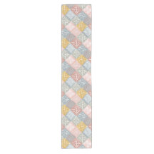 Pastell Mudcloth | Terrakotta Diamantplattor