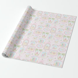 Pastell Nativitets Scener Presentpapper