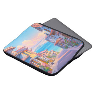 Pastell Okinawa Strandgata Laptop Fodral