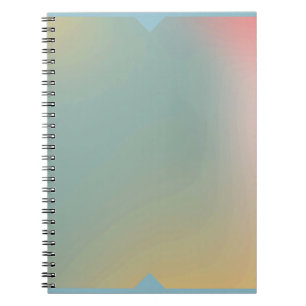 Pastell Ombre Anteckningsbok Mjuk Gradient Journal