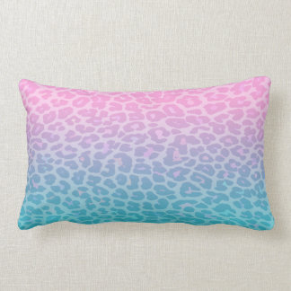 Pastell Ombre Leopard Lumbarkudde