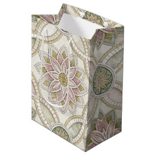 Pastell Opalescent Blommig Moasik - Mandala
