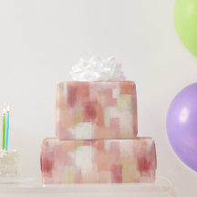Pastell Peach Rosa Mjuk Blandad Abstrakt Mönster