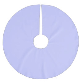 Pastell Periwinkle Enfärgad | Klassisk | Elegant Julgransmatta Borstad Polyester