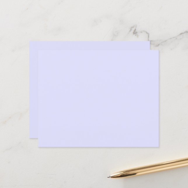 Pastell Periwinkle Lila (Fram/Back In Situ)