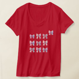 Pastell Regnbåge Coquette Slinga T Shirt