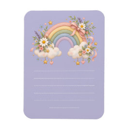 Pastell Regnbåge Pappersvaror Magnet