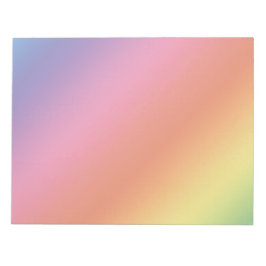 Pastell Regnbågs Notisblock Anteckningsblock