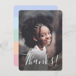 Pastell Regnbågsränder Full Foto Tack