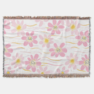 Pastell Retro Blommig (4) Filt