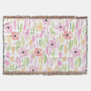 Pastell Retro Blommig (5) Filt