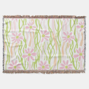 Pastell Retro Blommig (8) Filt