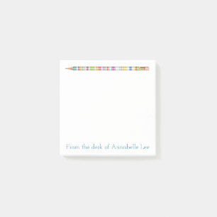 Pastell ritar fyra post-it block