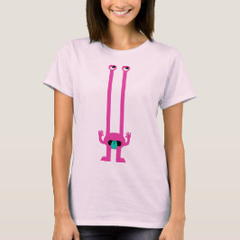 Pastell Rosa Alien Tie Dye Rebell Grafik T-Shirt