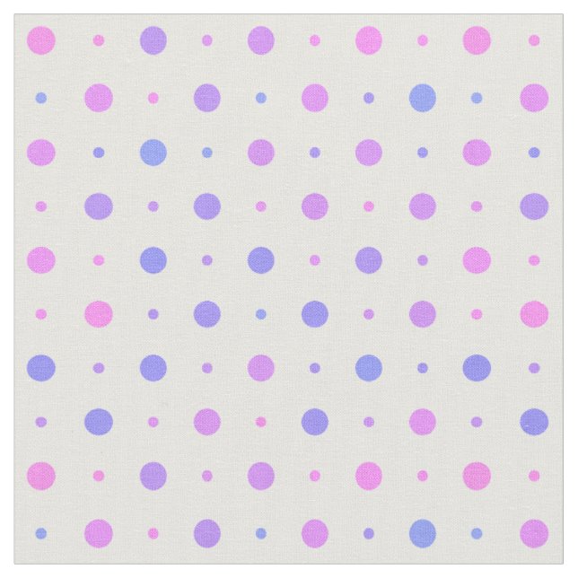 pastell rosa, blå och lila prickar tyg (Närbild)