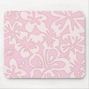 Pastell Rosa Blommig Konst Musmatta