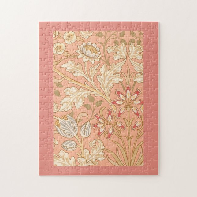 Pastell Rosa Dekorativa Blommor  Pussel (Vertikal)