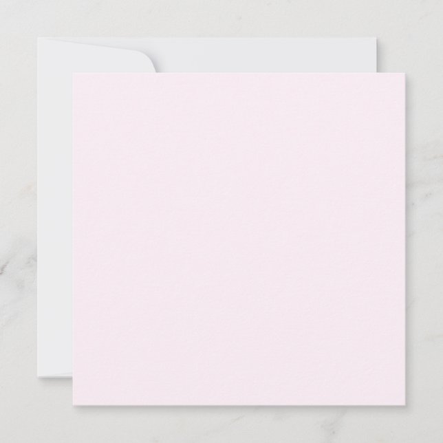 Pastell Rosa Enfärgad  Kort (Framsida)