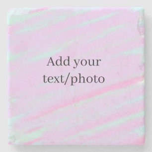 Pastell rosa grön lägg till foto text vattenfärg r stenunderlägg