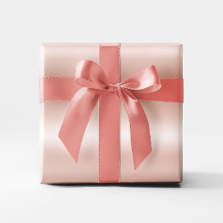 Pastell Rosa Guld Folie Ombre Presentpapper