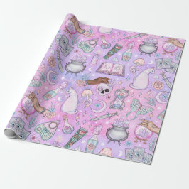 Pastell Rosa Halloween Presentpapper