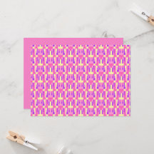 Pastell Rosa Lila Geometriskt Pixelblocksmönster