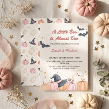 Pastell Rosa Lille Boo Halloween Baby Shower