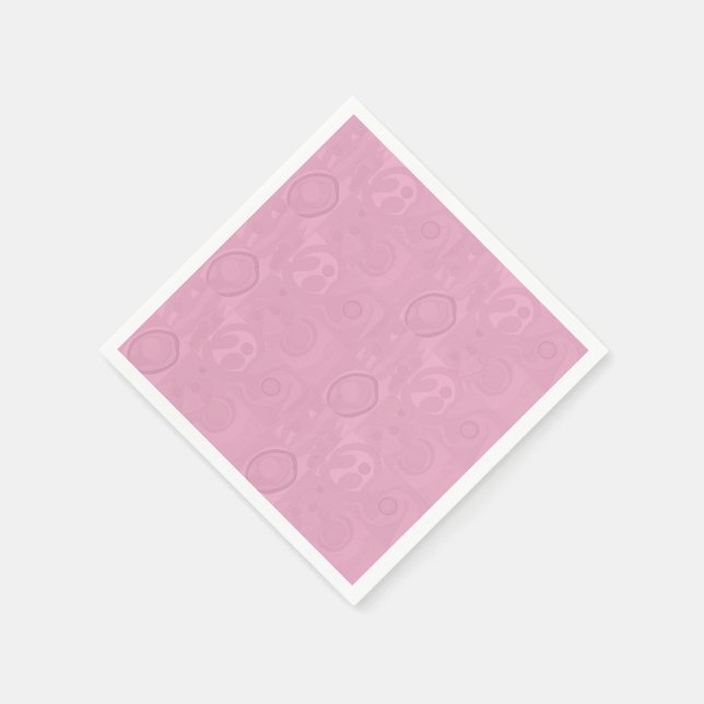 Pastell Rosa Morsdags Kollektion Pappersservett (Hörn)