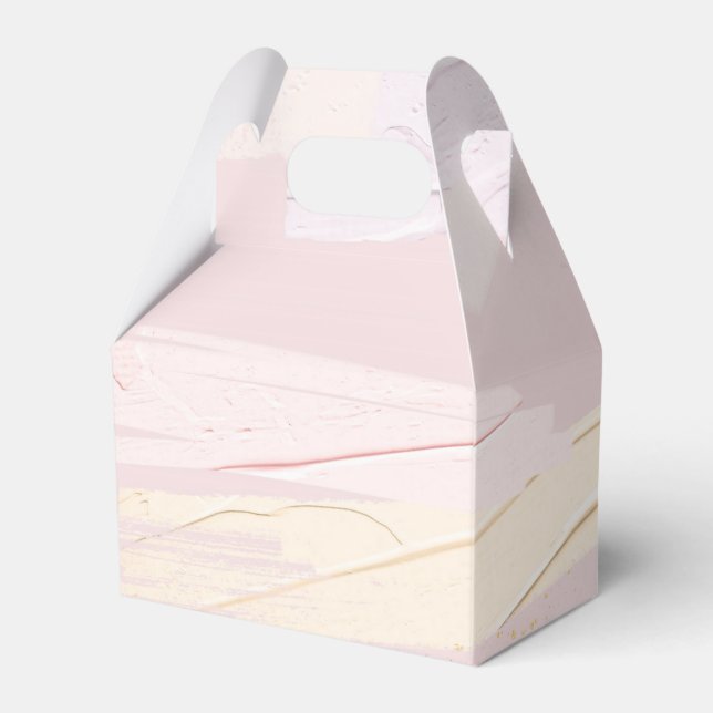 Pastell Rosa och Guld Färg Stänk Presentaskar (Framsidan Sidan)