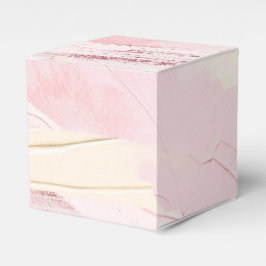 Pastell Rosa och Roséguld Målarstänk Presentaskar