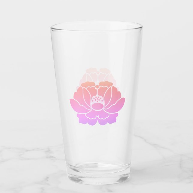 pastell rosa peony blomma glaskopp (Framsida)