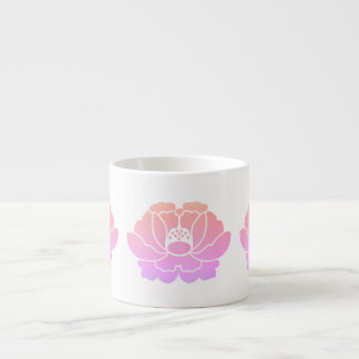 pastell rosa peony espressomugg