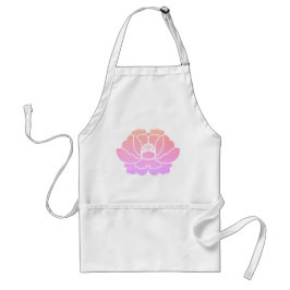 pastell rosa peony förkläde