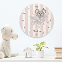Pastell Rosa Randig Söt Koala Barnkammare / Barnru