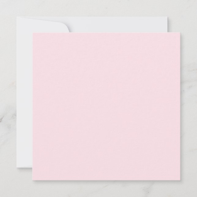 Pastell Rosa Ros Enfärgad  Kort (Framsida)