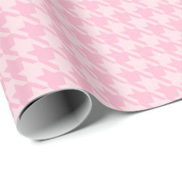 Pastell Rosa Rutmönster Presentpapper