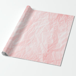 Pastell rosa skrynkligt julpapper