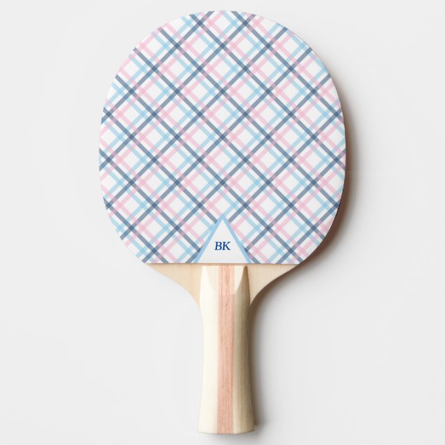Pastell Rutig Pingisracket (Framsidan)