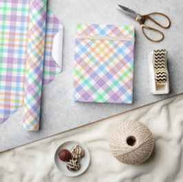 Pastell Rutig Presentpapper