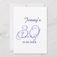 Pastell skål 30-årsdag lila elegant namn da