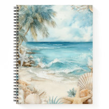 PASTELL SOMMAR STRANDSCEN MED SNECKOR