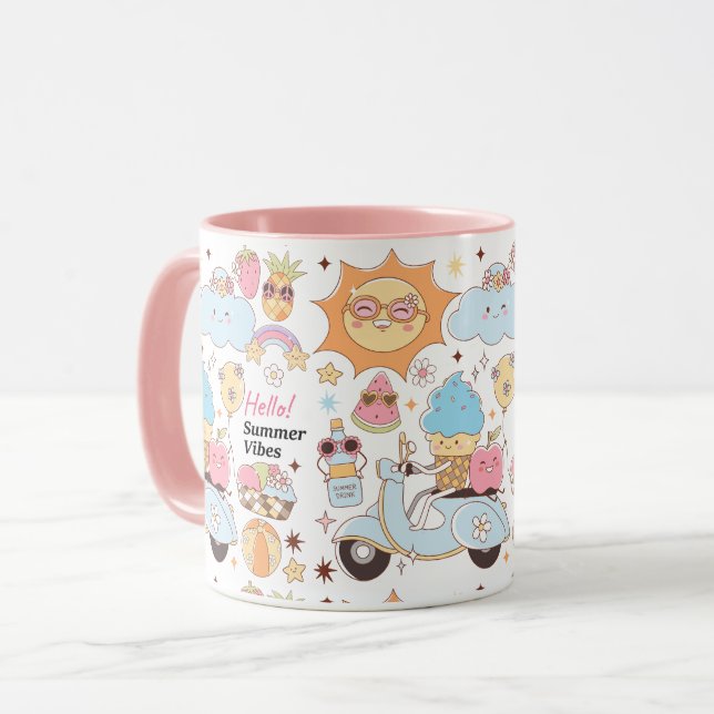 Pastell Sommarmood Mugg (Framsida vänster)